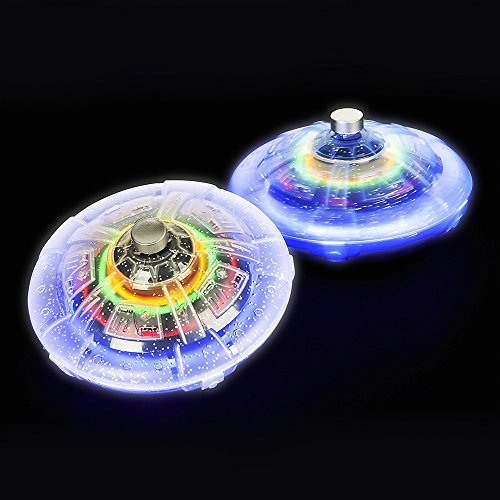 Infinite Spinning Top Light Up LED UFO InfiniTop (Assorted),by Paradise Treasures (TM)\'. Toys