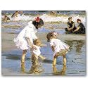 Children Playing at the Seashore - Puzzle