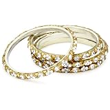 Chamak by priya kakkar 4 Gold Bangles Decorate