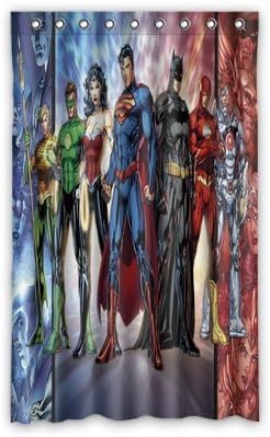 Generic Custom Justice League Superheroes Comics Design Window Curtains/drape/Panels/Treatment Polyester 52x84 Inches (One Piece)