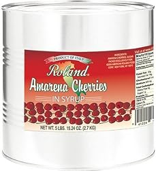 Roland Amarena Cherries in Syrup, 6lb 13oz Can