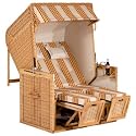 STRANDKORB NATUR RUSTIKAL 150 Z TEAK