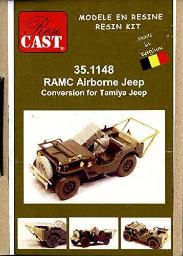 Resicast 1:35 WWII RAMC Airborne Jeep Conversion for Tamiya Resin Update #351148