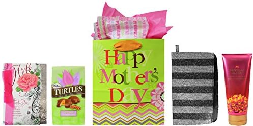 Happy Mother's Day Bag - Victoria Secret Clutch, Lotion, Card, Card &amp; Chocolates