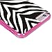 True Color Case Compatible with iPhone 6s Plus Case, Leopard & Lace on Zebra Slim Hybrid Hard Back + Soft TPU Bumper Protective Durable [True Protect Series] - Hot Pink