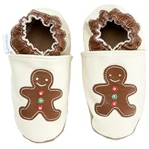 Robeez GBM1CREA02 Gingerbread Man CREAM 6-12 MONTHSRegular