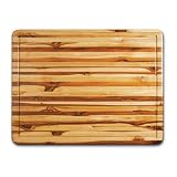 Proteak Teak Cutting Board Rectangle 24-by-18-by-1-1 2-Inch with Hand Grip and Juice Canal by Proteak Renewable Forestry