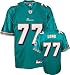 Jake Long Youth Jersey: Reebok Aqua Replica #77 Miami Dolphins Jersey - X-Large (18-20)
