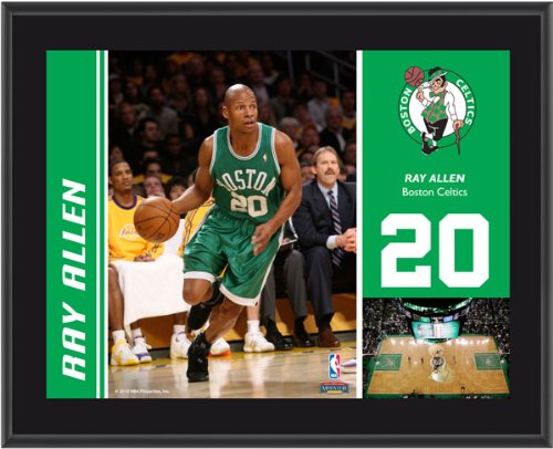 Mounted Memories Boston Celtics Ray Allen 10X13 Sublimated Plaque