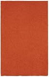 5x8 Area Rug by Shaw AFFINITY Tufted Nylon Shag Zest Orange 3Q057-00600