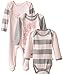 Burt's Bees Baby-Girls Organic Spiral Bee Bodysuit and Coverall