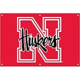 Nebraska Cornhuskers NCAA Applique & Embroidered Team Banner (36x24)