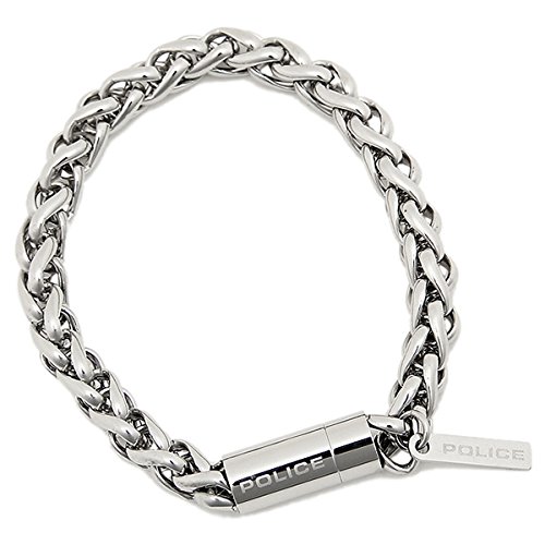 (ポリス) POLICE ポリス ブレスレット メンズ POLICE 25135BSS01 POLICE B TEMPTATION バングル シルバー[並行輸入品]