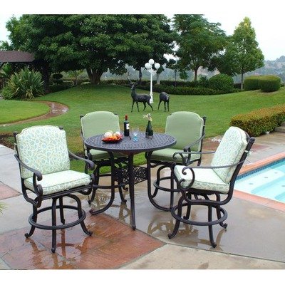 Athena 5 Piece Bartable Set Finish: Rich Walnut product image