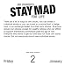 STAY MAD 2009 DTD CALENDAR 別画像