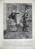1889 FORESTIER FINE ART LADIES WOMEN ARGUMENT CHAIR