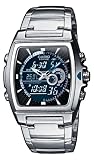 Casio - EFA-120D-1AVEF - Montre Homme Multifonctions - Quartz analogique et digitale - Bracelet acier