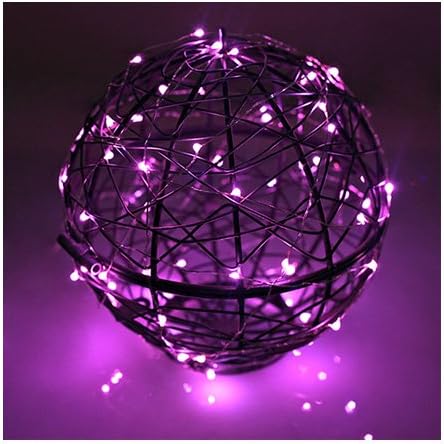 S/2 Battery Operated Micro LED String Lights - Pink, Use These Beautiful Pink LED Lights in Decorations, Floral Arrangements or Outdoors. They Can Be Used in Water As Well. The Lights Come in a Set of Two Strings, Almost 10 Feet Each. Indoor/outdoor Micro Led String Lights Come with Adapter/timer. 30 Cool Led Micro Lights on Each Silver Wire. *Sphere Is for Display Only, Not Included, Bulbs / Batteries Led, Timer Product Dimensions 130"l