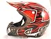 Adult Motocross ATV Helmets Red X-Large