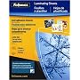 Fellowes Laminating Sheets Self Adhesive 9x12 3 Mil Gloss 50 Pack (5221502)