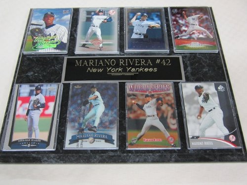 New York Yankees Mariano Rivera 8 Card Plaque