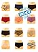 Women's 12 Pack Cotton Spandex Super Fit Boyshort Panty Briefs -Assorted Grab of Colors
