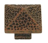Tools & Hardware : Atlas Homewares 2237-R 1-1/4-Inch Craftsman Corner Craftsman Knob, Rust