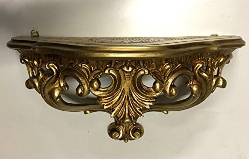 BAROCK Wandspiegel Spiegel KONSOLE 38x16x20 ANTIK Wandregal Wandkonsole Gold ;KT9812-5YHJY/4E1D2RT9Q6282