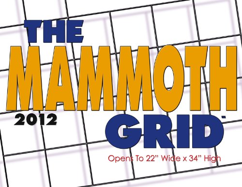 2012 Mammoth Grid Poster (size) calendar
