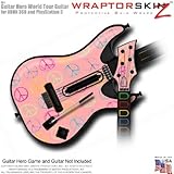 Kearas Peace Signs on Pink Skin fits Band Hero, Guitar Hero 5 & World Tour  ....