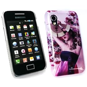FLASH SUPERSTORE SAMSUNG S5830 GALAXY ACE GEISHA GIRL SUPER SLIM CLIP ON PROTECTION CASE/COVER/SKIN