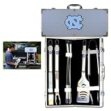 North Carolina Tar Heels - UNC 8pc. BBQ Set w/Case - NCAA College Athletics Fan Shop Accessories