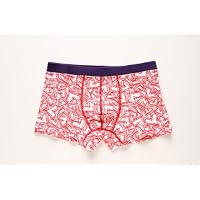 【トリンプ/Triumph】sloggi men ハートプリントボクサーパンツ(レッド、M)