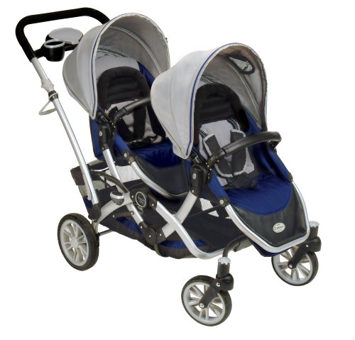Kolcraft Contours Options Tandem Plus Stroller in Twilight