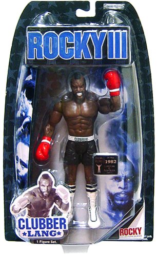 Jakks Pacific Rocky III Series 3 Action Figure Clubber Lang [Fight Gear] Played by Mr. T