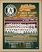 Maple 13x16 1989 Oakland Athletics World Series Championship Team Photo Plaque