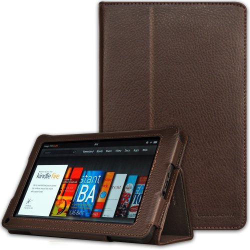 CaseCrown Bold Standby Case Brown for Amazon Kindle Fire Tablet