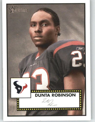 2006 Topps Heritage #180 Dunta Robinson - Houston Texans (Football Cards)