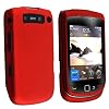 Snap-on Rubber Coated Case for Blackberry Torch 9800, Wine Red