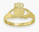 10 Karat Gold Claddagh Ring