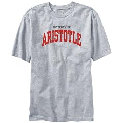 Property Of Aristotle M�nnliche Namen Herren T-Shirt (Grau meliert, Gr��en X-Small - XXX-Large)