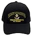Army Grandpa - Proud Grandfather Of a US Soldier Hat/Ballcap (Black) Adjustable One Size Fits Most