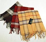Cashmink "Fraasberry" Plaid Scarf