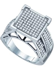 0.50CTW DIAMOND MICRO PAVE RING