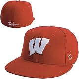 Zephyr Wisconsin Badgers Slider Fitted Hat 7 3/4