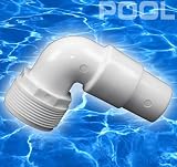 Produkt-Bild: Pool Schlauch Fitting Winkel Schlaucht&uuml;lle 32/38mm Modell ELECSA 9311