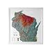 American Educational K-WI2021 Wisconsin State NCR Map, 21" Length x 20" Width