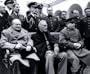 Winston Churchill, Franklin D. Roosevelt and Joseph Stalin at Yalta in 1945. , 10x8