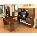 Tuscany Brown UShape Computer Desk Tuscany Brown