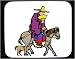 Mouse Pad with man, foal, oriental, humans, human, body, individuals, people, individual, horse, persons, riding, person, fan, nursing